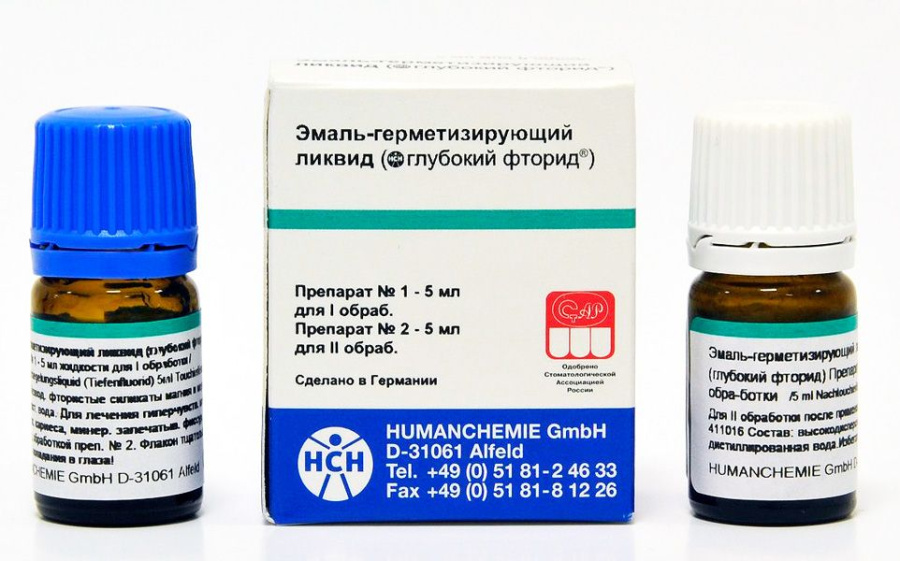 Эмаль глубокий фторид 2*5мл 