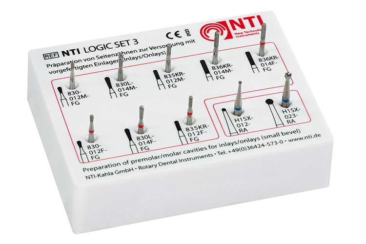 Боры алмазные NTI LOGIC SET 3R